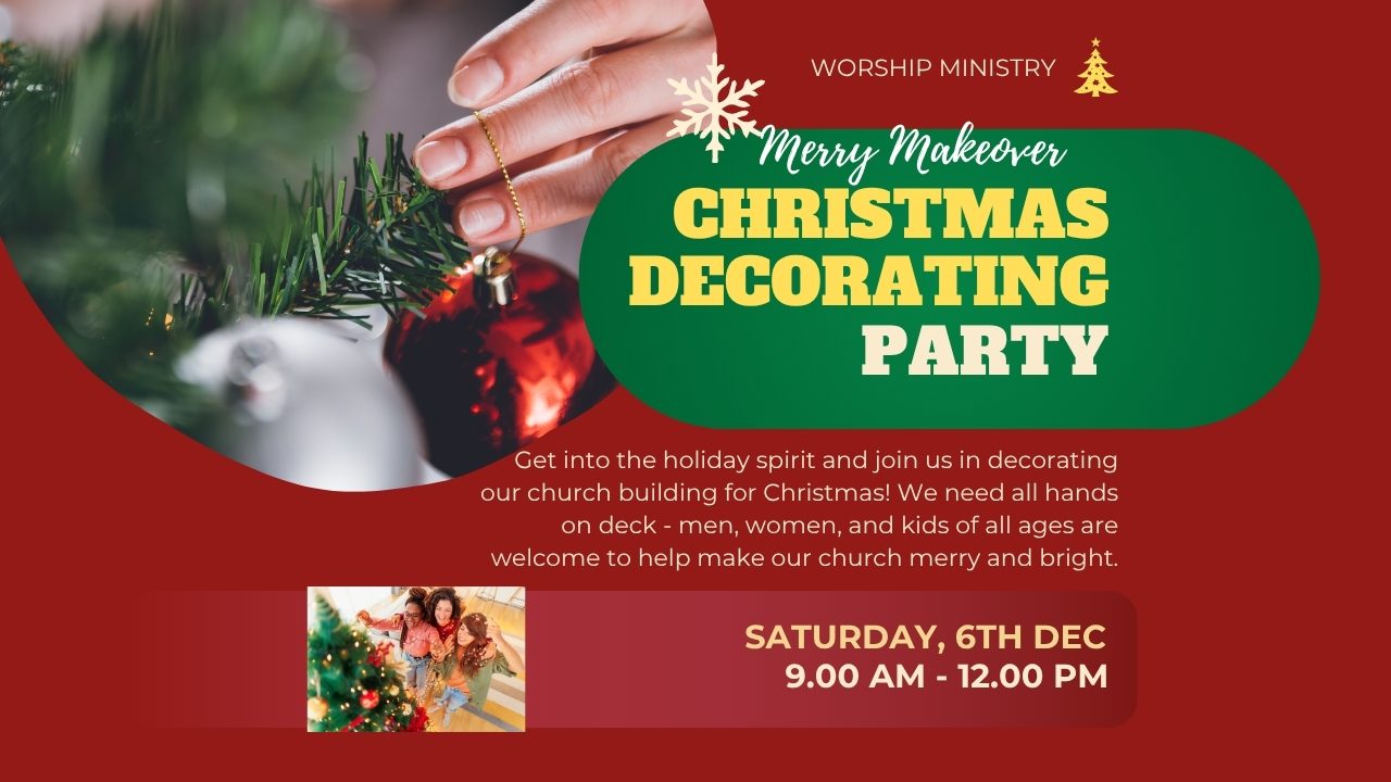 Merry Makeover at Capri Christian Church